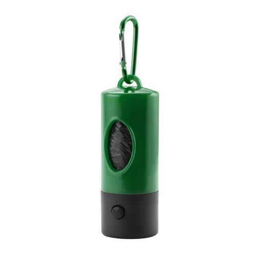 Logo trade promotional giveaways picture of: dog waste bag dispenser AP741596-07 dark green