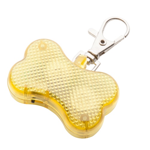 Logo trade promotional giveaway photo of: pet safety light AP810382-02 yellow