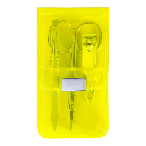 Logotrade business gifts photo of: manicure set AP741780-02 yellow