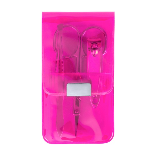 Logotrade promotional items photo of: manicure set AP741780-25 pink