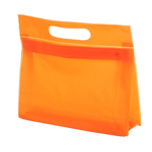 Logo trade promotional giveaways image of: cosmetic bag AP791100-03 orange