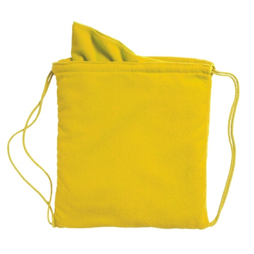 Logotrade business gift image of: towel bag AP741546-02 yellow