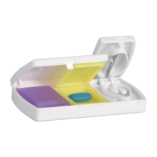 Logo trade promotional item photo of: pillbox AP761644 white