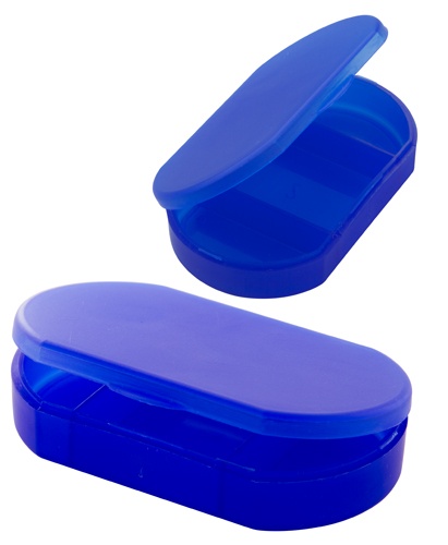 Logo trade corporate gifts picture of: pillbox AP731911-06 dark blue