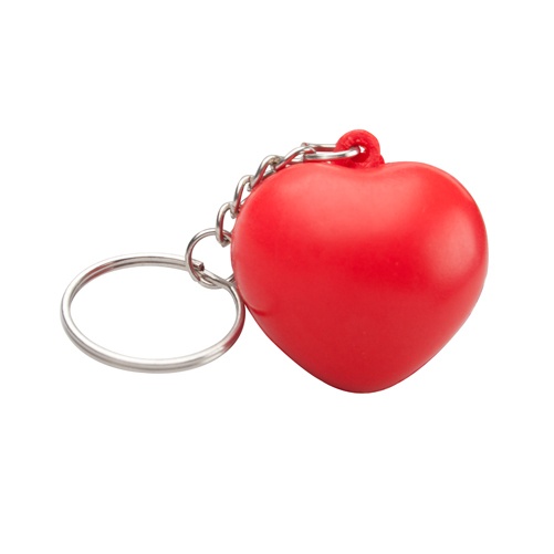 Logo trade promotional gifts image of: antistress ball with keyring AP791515