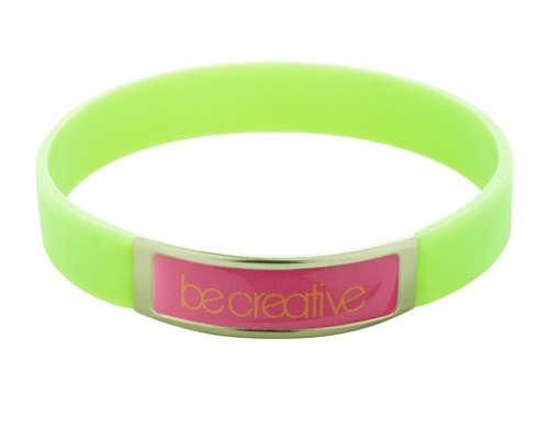 Logo trade promotional item photo of: Wristband AP809393-07, light green