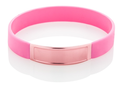 Logo trade corporate gifts picture of: Wristband AP809393-25, pink