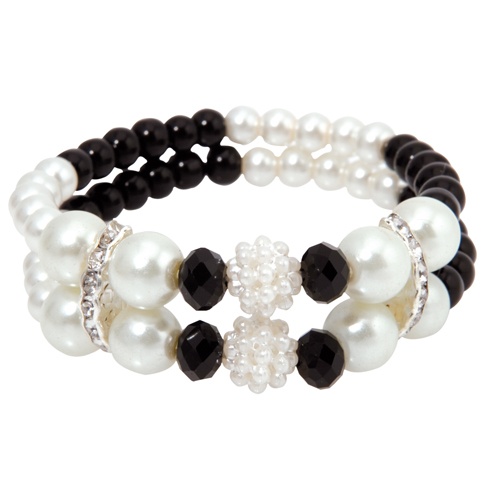 Logotrade promotional gift picture of: Bracelet, black and white