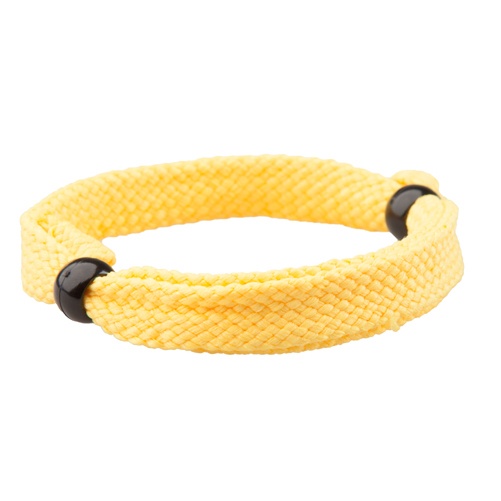 Logotrade promotional gifts photo of: Textile bracelet, yellow