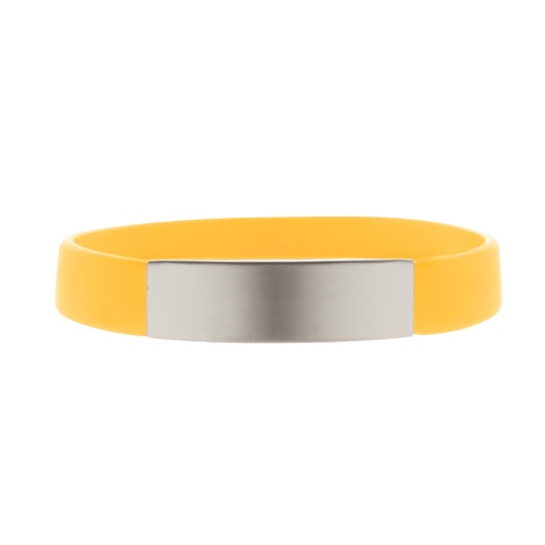 Logo trade advertising products picture of: Wristband AP809399-02, yellow