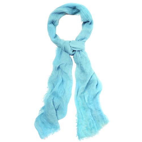 Logo trade business gifts image of: Ladies scarf, sky blue