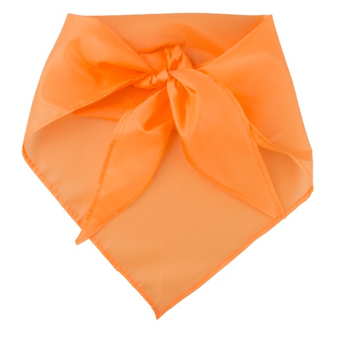 Logo trade promotional giveaway photo of: Triangle scarf, orange