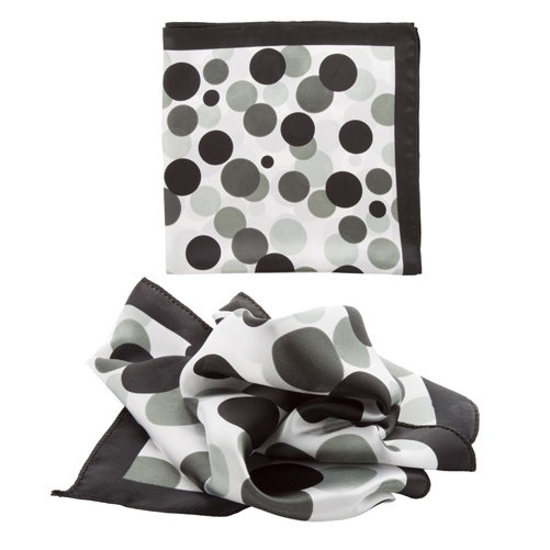 Logotrade corporate gift image of: ladies scarf, black and white