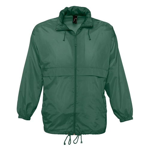 Logo trade promotional giveaway photo of: unisex jacket, green