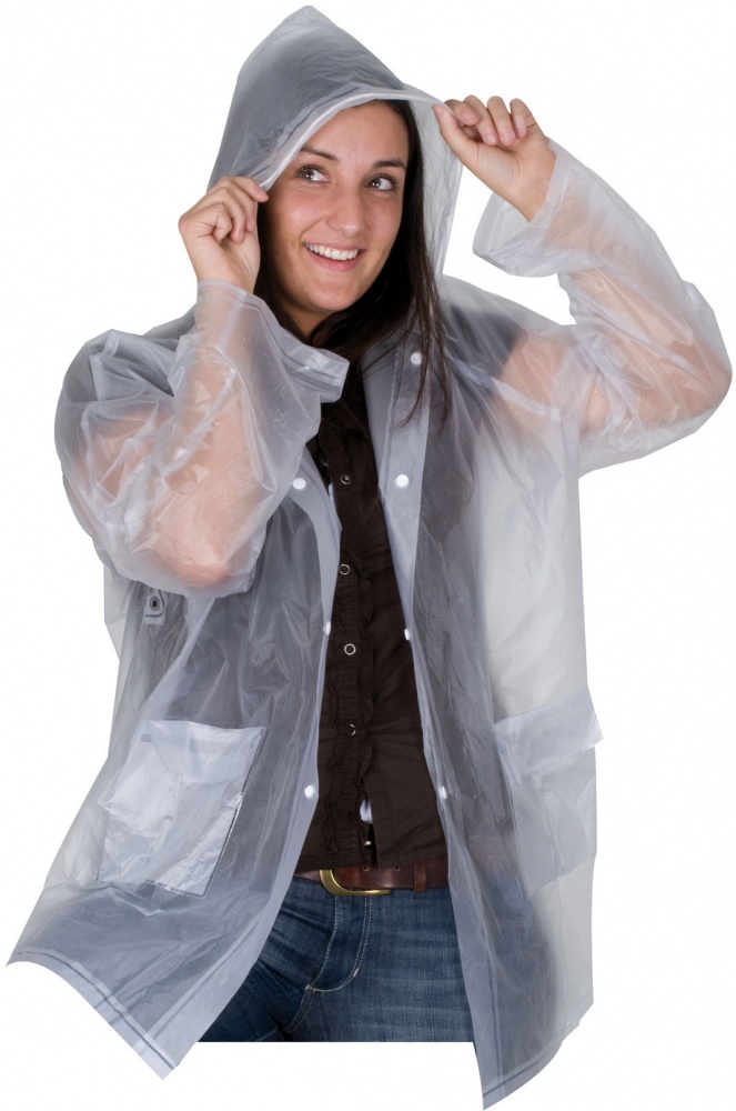 Logo trade promotional giveaways picture of: Raincoat, transparent