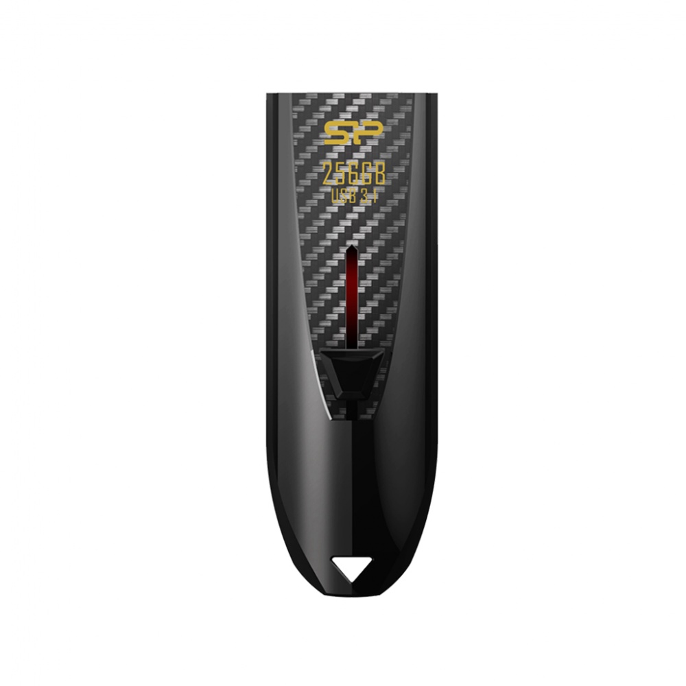 Logotrade corporate gift image of: Pendrive Silicon Power Blaze B25, black