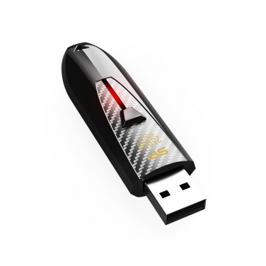 Logo trade promotional items picture of: Pendrive Silicon Power Blaze B25, black