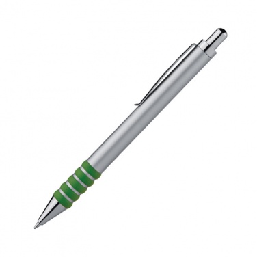 Logo trade advertising product photo of: Metal ball pen OLIVET, green