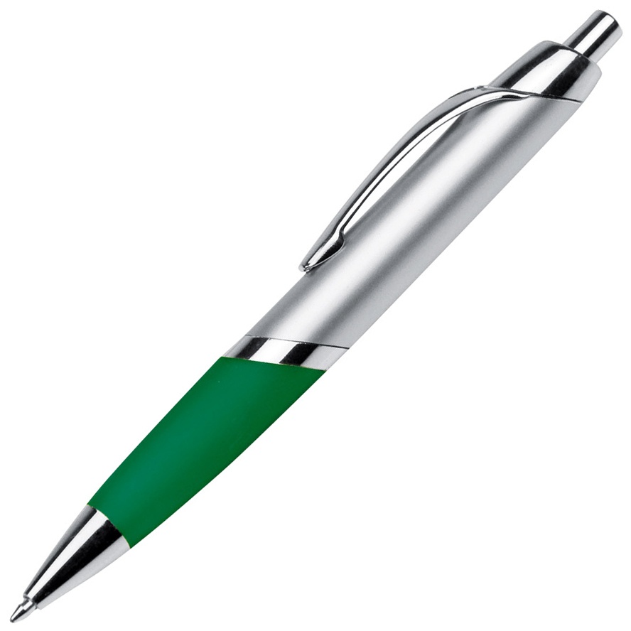 Logotrade promotional product picture of: Plastic ball pen 'Yokohama',  green