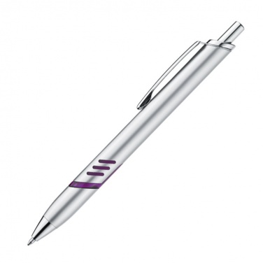 Logotrade promotional items photo of: Plastic ball pen JENKS purple