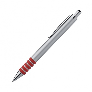 Logo trade promotional items picture of: Metal ball pen OLIVET, red