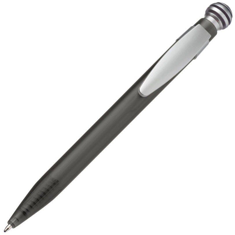 Logo trade advertising products picture of: Plastic ball pen GRIFFIN black, Black/White