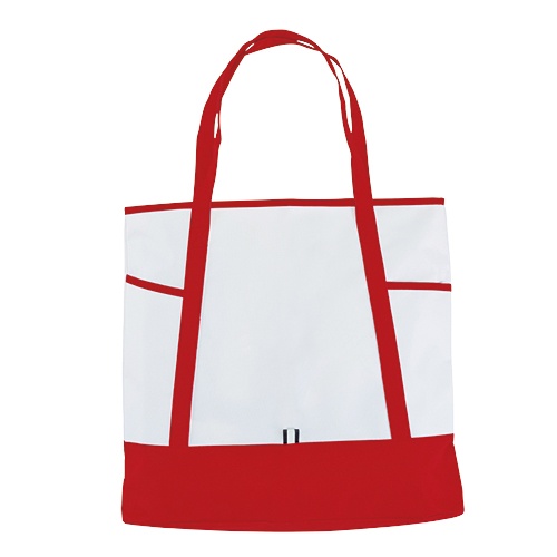 Logotrade promotional merchandise picture of: P-600D multipurpose bag, red