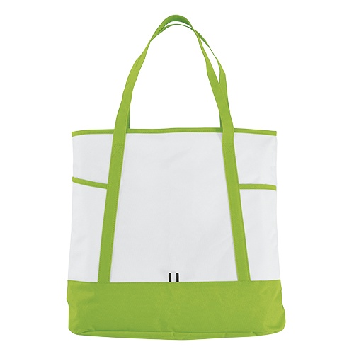 Logo trade promotional items image of: P-600D multipurpose bag, light green