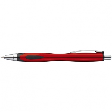 Logotrade promotional product picture of: Plastic ball pen LUENA, red