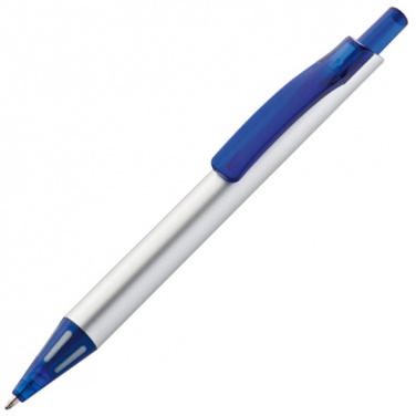 Logo trade promotional giveaways picture of: Ball pen 'Wessex', blue