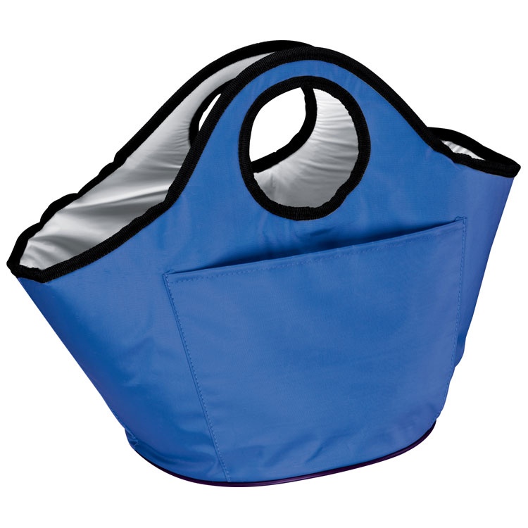 Logo trade corporate gifts picture of: Cooling bag 'Stralsund', blue