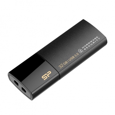 Logotrade promotional giveaways photo of: Pendrive Silicon Power Secure G50 16GB, black