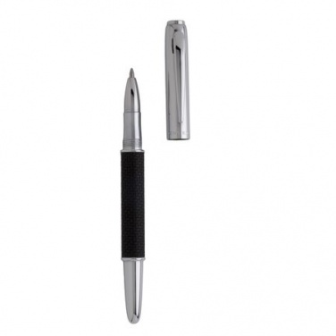 Logo trade corporate gifts image of: Rollerball pen Trame, black