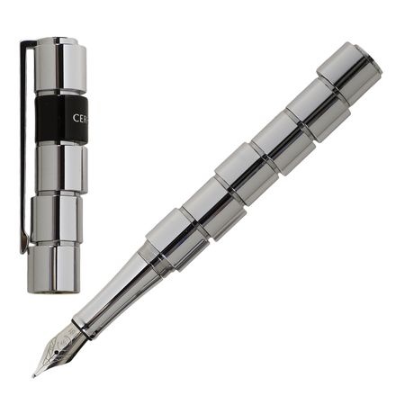 Logotrade promotional item picture of: Fountain pen Excentric, grey