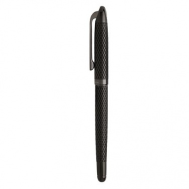 Logo trade advertising product photo of: Rollerball pen Rhombe, black