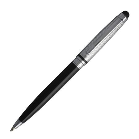 Logo trade advertising product photo of: Ballpoint pen Treillis pad, grey