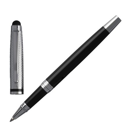 Logotrade corporate gifts photo of: Rollerball pen Treillis pad, grey