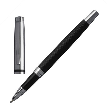 Logo trade promotional gifts picture of: Rollerball pen Treillis, grey