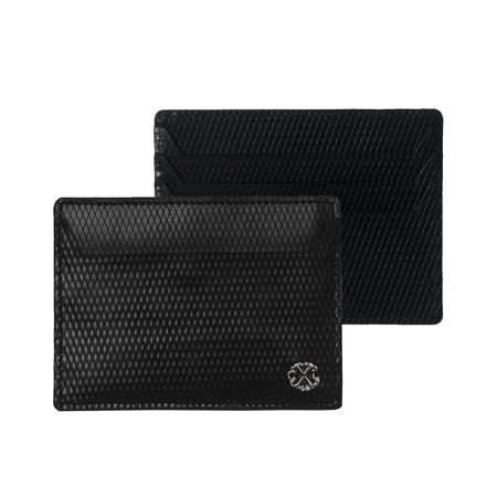 Logotrade promotional products photo of: Card holder Rhombe, black