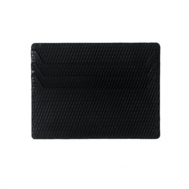 Logotrade promotional giveaways photo of: Card holder Rhombe, black