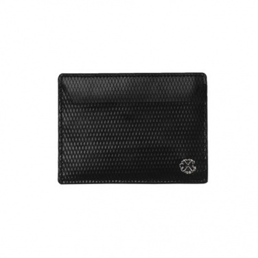 Logotrade promotional giveaway picture of: Card holder Rhombe, black