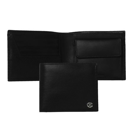 Logo trade corporate gifts picture of: Money wallet Rhombe, black