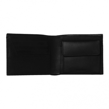 Logo trade corporate gift photo of: Money wallet Rhombe, black