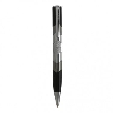 Logo trade promotional giveaways image of: Ballpoint pen Mantle, black