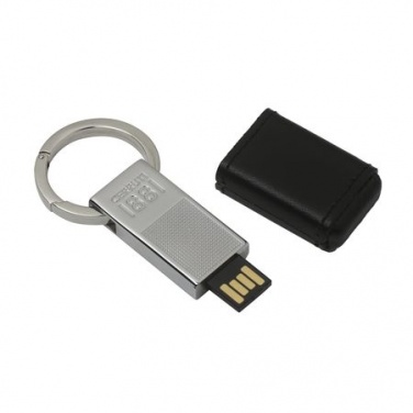 Logo trade business gift photo of: USB stick Partner, grey