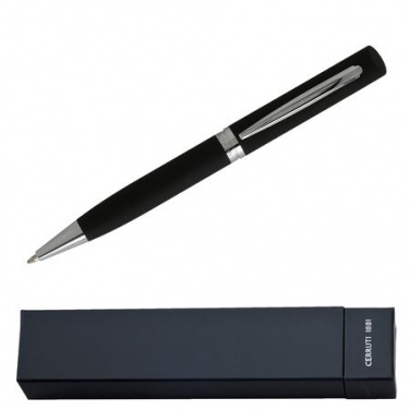 Logo trade promotional giveaways picture of: Ballpoint pen Soft, black