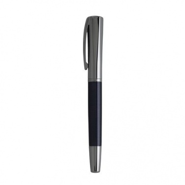 Logo trade promotional merchandise picture of: Rollerball pen Conquest Blue