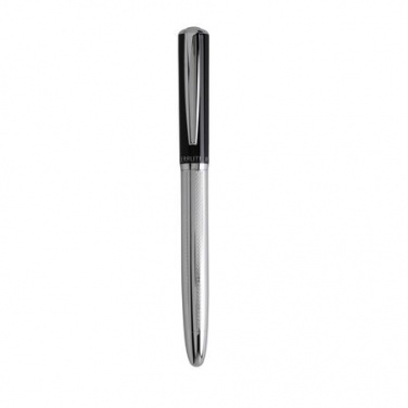 Logo trade promotional gifts picture of: Rollerball pen Lodge, black