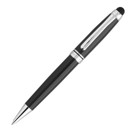 Logo trade promotional merchandise picture of: Ballpoint pen Pad, black