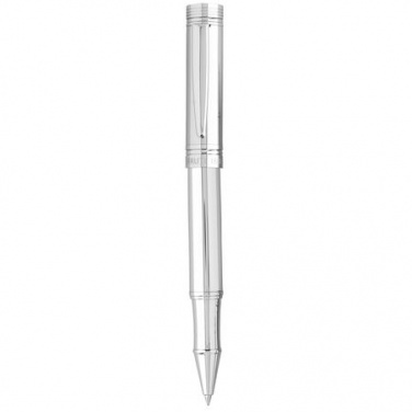 Logo trade promotional merchandise photo of: Rollerball pen Zoom Silver